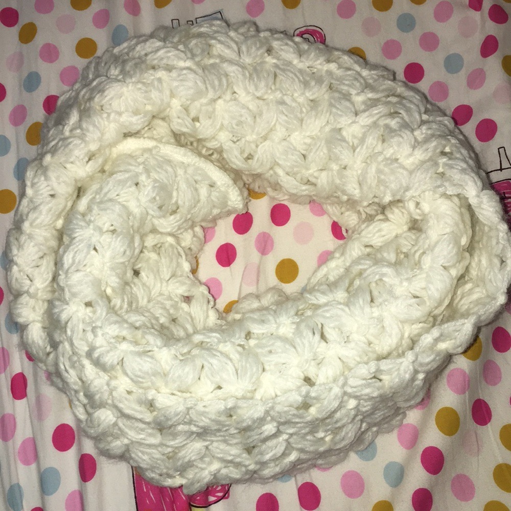 White scarf
